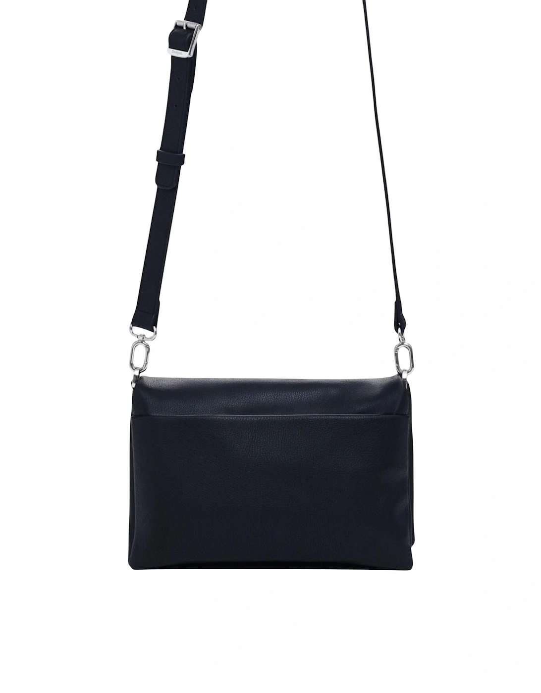 Printed Handbag with Shoulder Strap and Inside Pockets Women - Black