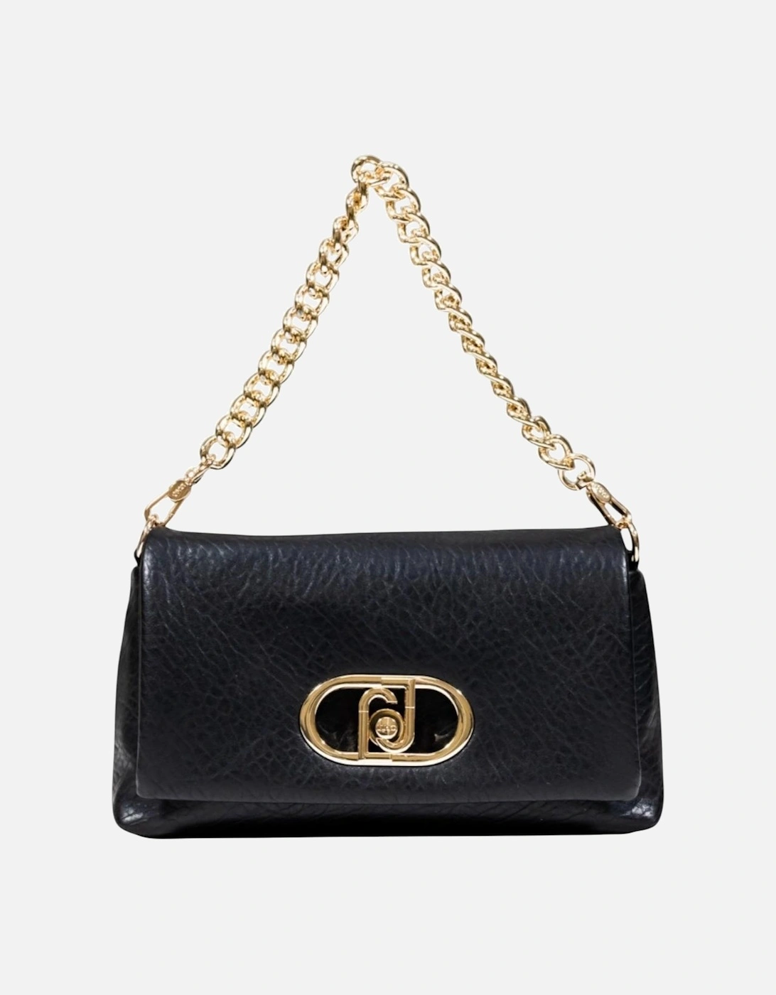 Handbag with Automatic Button Fastening Women - Black Bags
