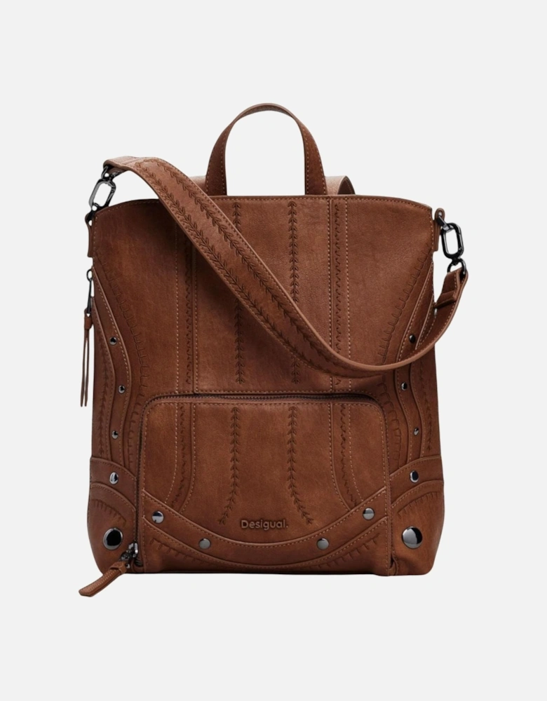 Versatile Handbag with Multiple Pockets and Zip Fastening Women -