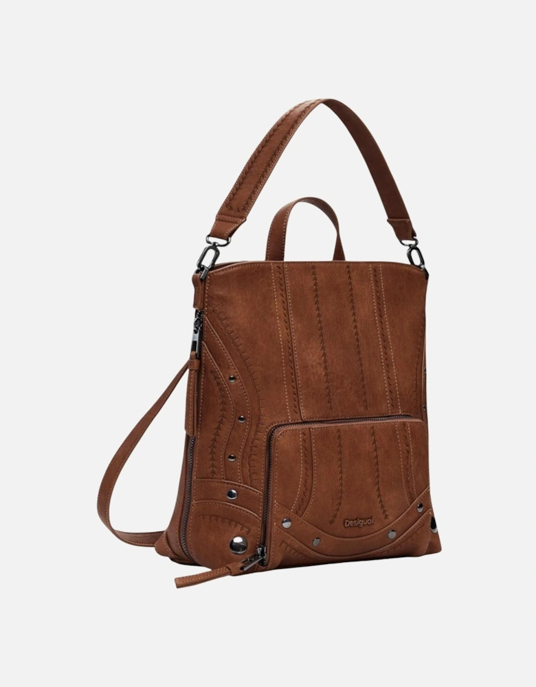Versatile Handbag with Multiple Pockets and Zip Fastening Women -