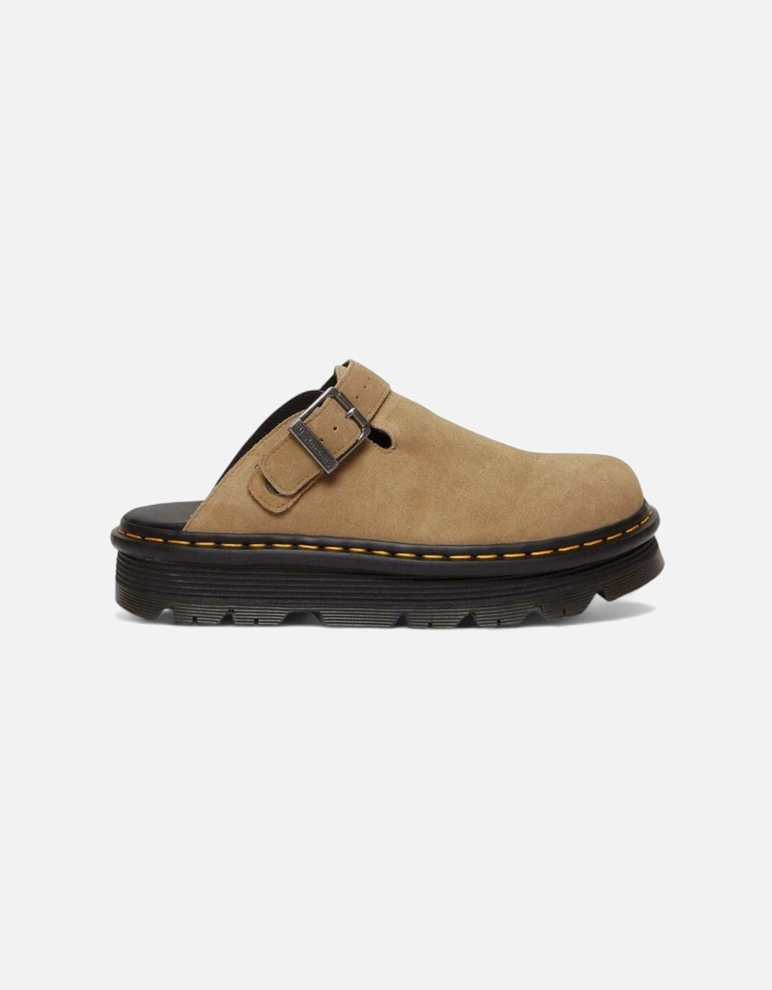 Leather Round Toe Slippers Women - Beige, 4 of 3
