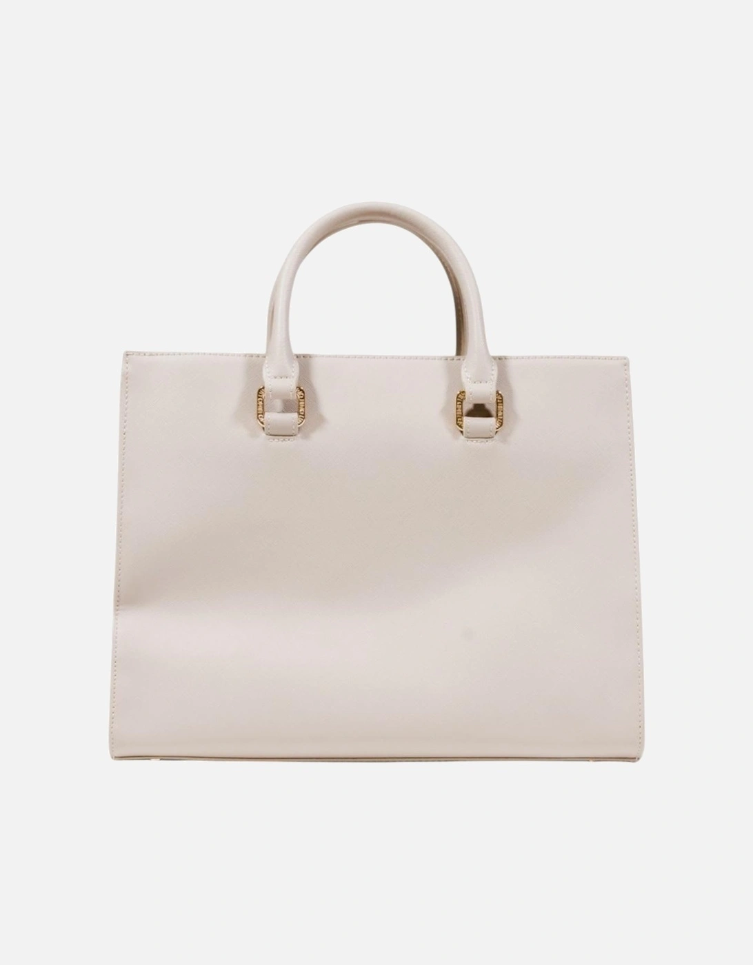 Handbag with Shoulder Strap and Inside Pockets Women - Beige Bags