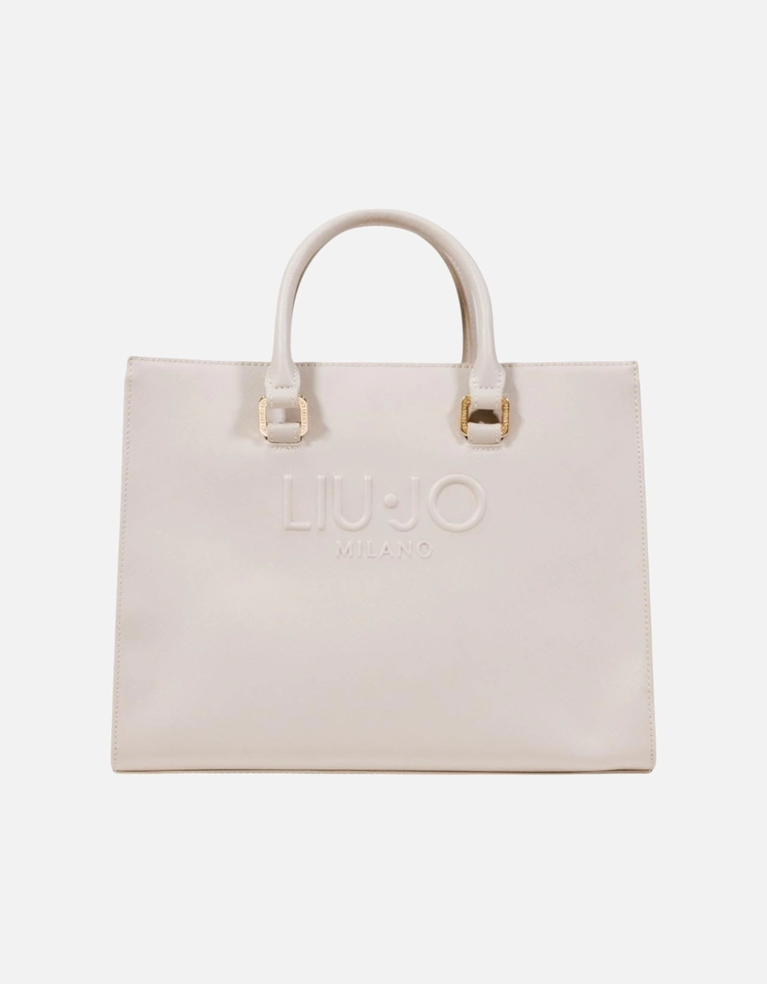 Handbag with Shoulder Strap and Inside Pockets Women - Beige Bags, 4 of 3