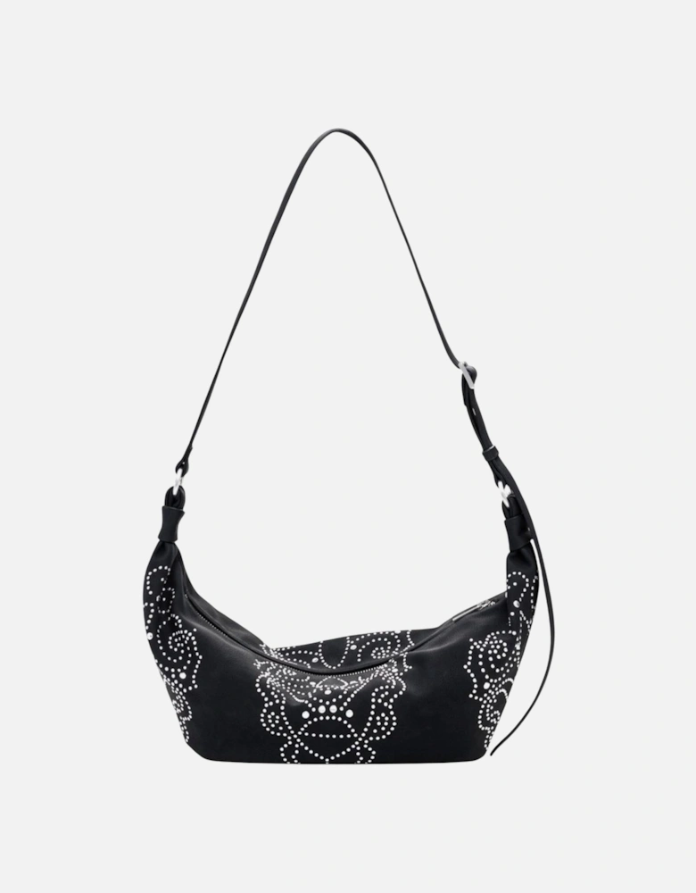 Handbag with Zip and Inside Pocket Women - Black Bags
