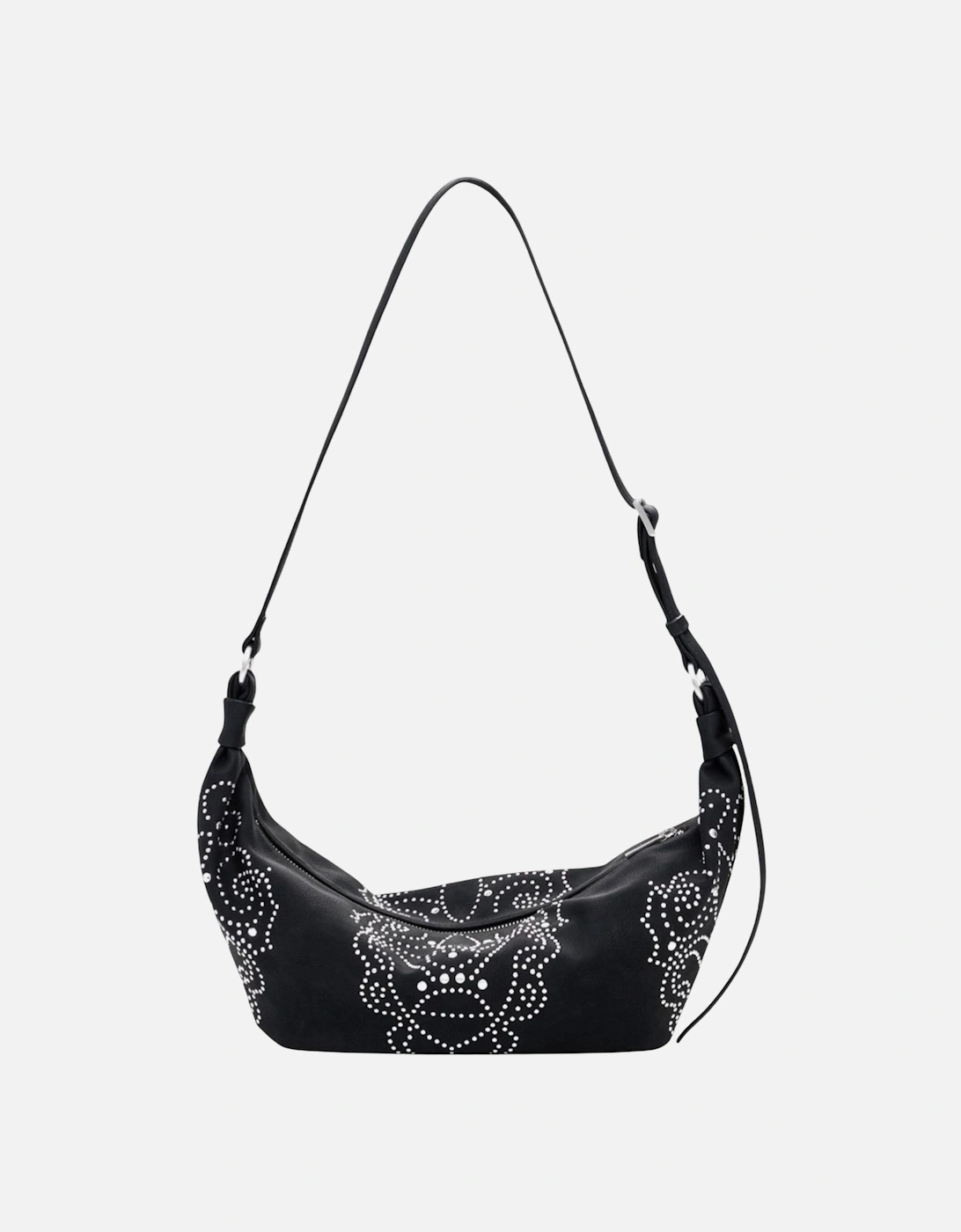 Handbag with Zip and Inside Pocket Women - Black Bags