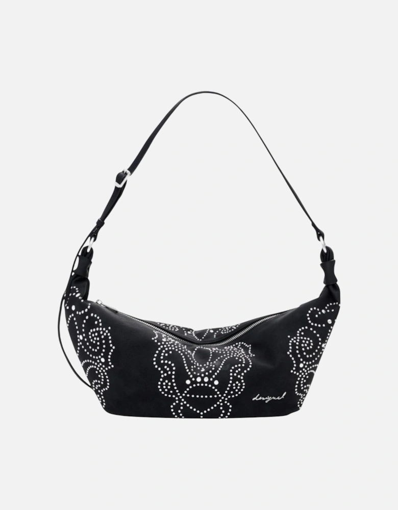 Handbag with Zip and Inside Pocket Women - Black Bags