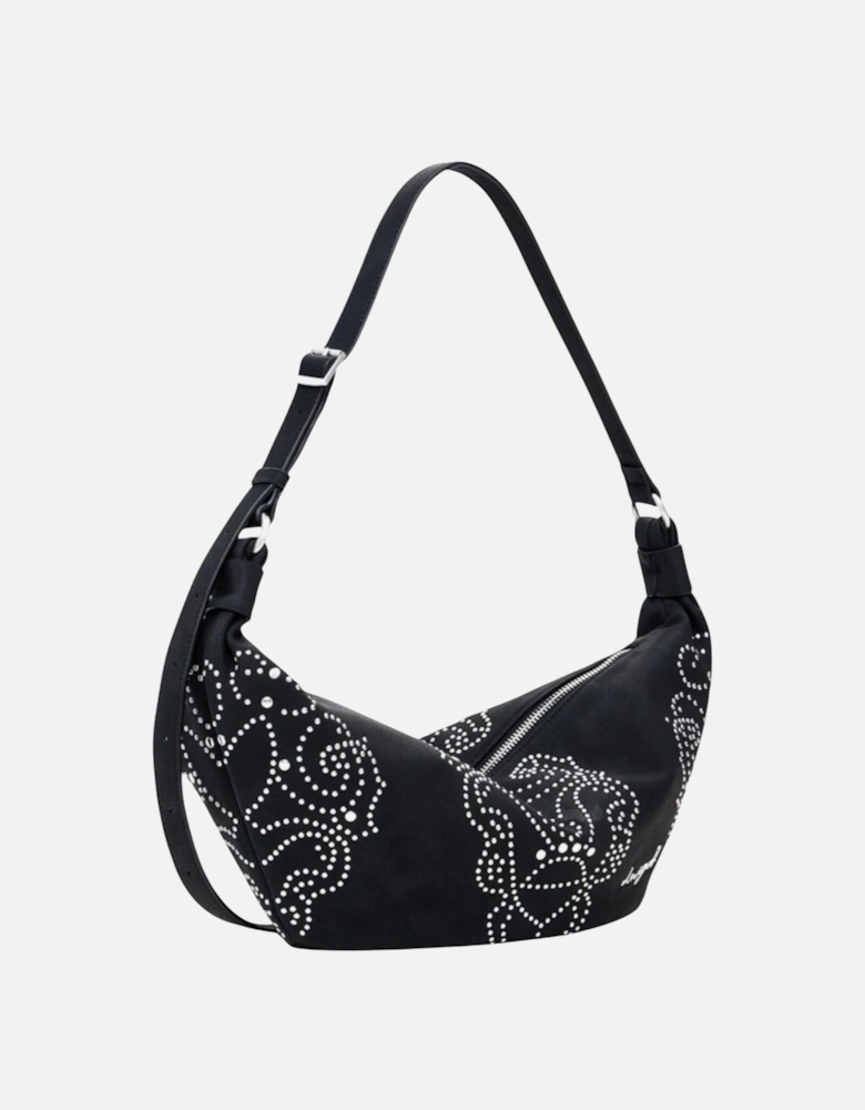 Handbag with Zip and Inside Pocket Women - Black Bags