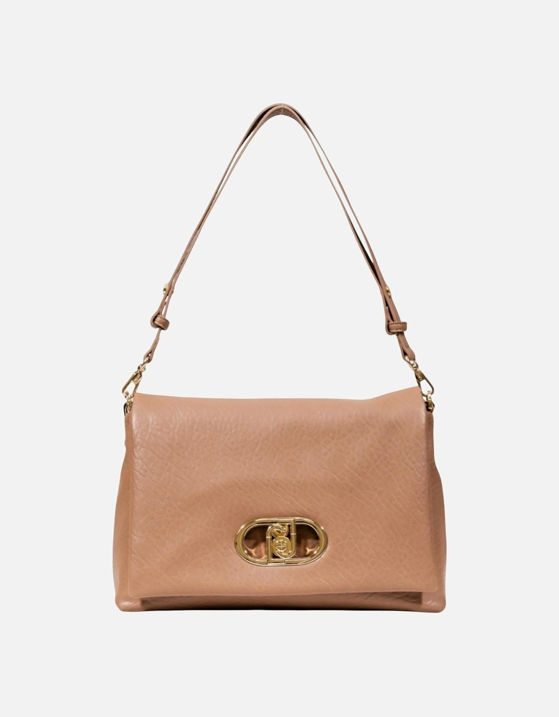 Handbag with Inside Pocket and Hook Button Fastening Women - Beige, 4 of 3