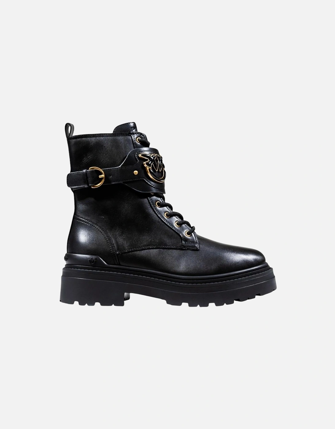 Ankle Boots with Zip and Round Toe Women - Black, 4 of 3