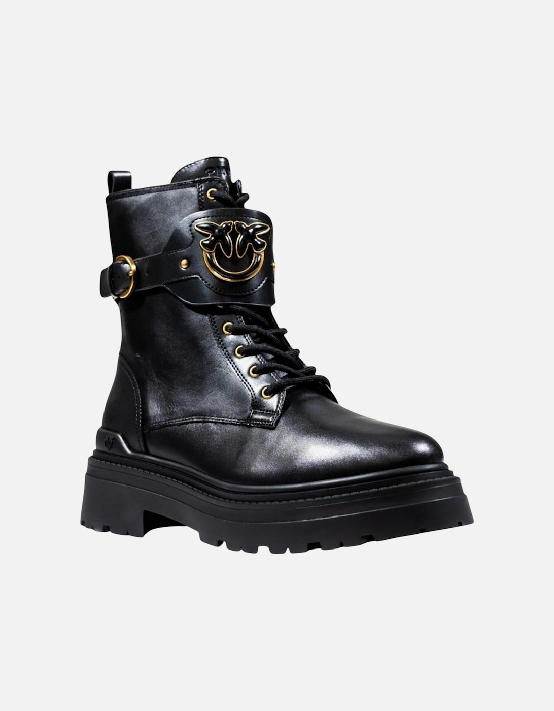 Ankle Boots with Zip and Round Toe Women - Black