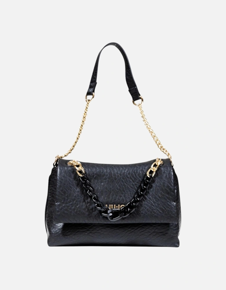 Handbag with Shoulder Strap and Inside Pocket Women - Black Bags