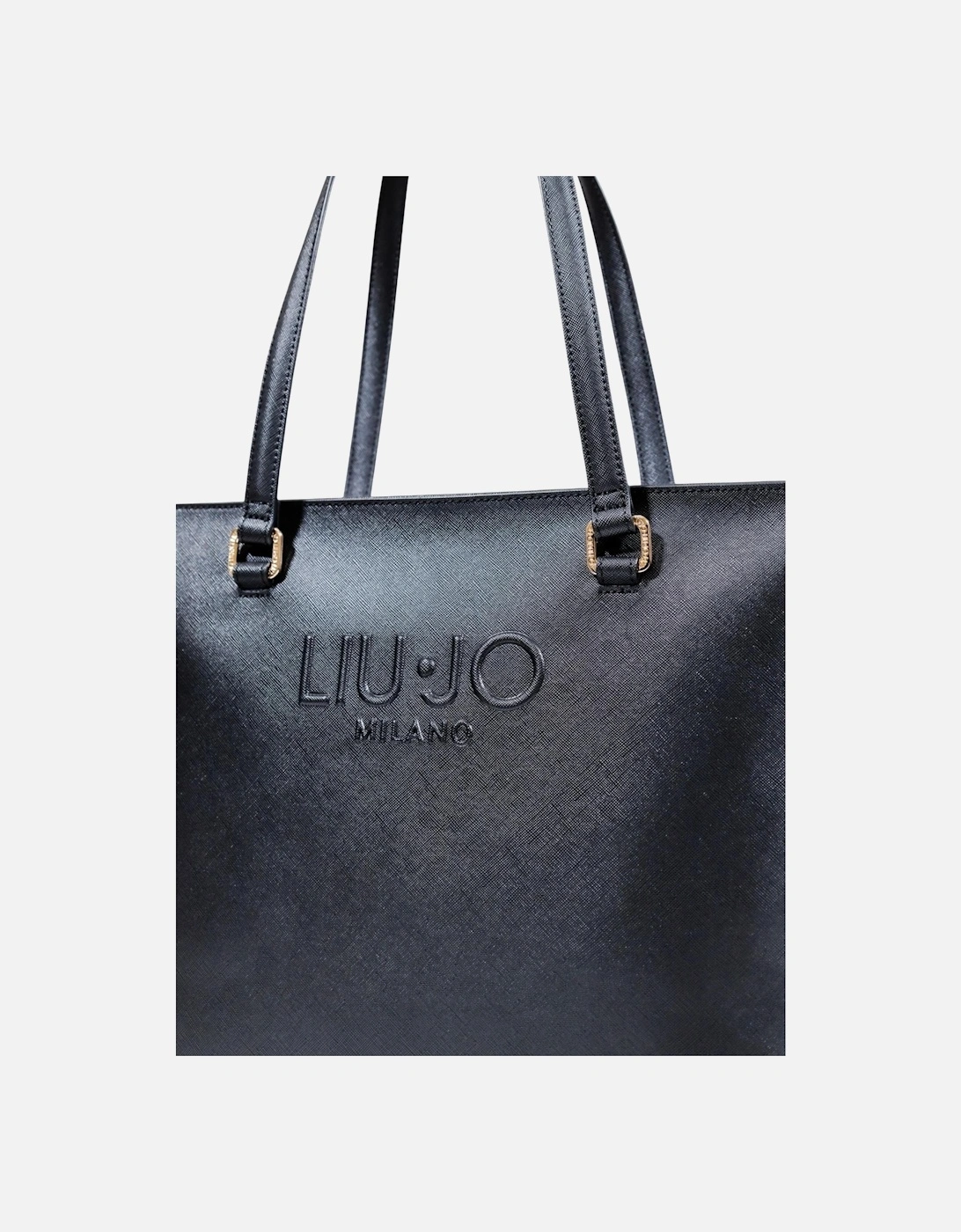 Handbag with Zip Fastening and Inside Pocket Women - Black Bags