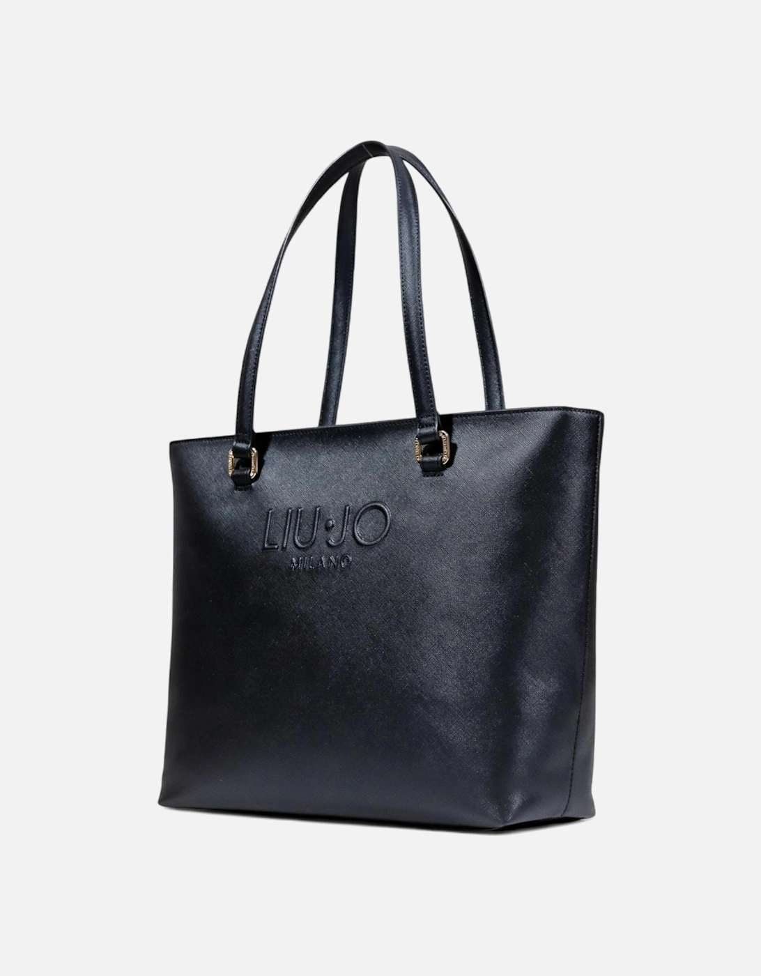 Handbag with Zip Fastening and Inside Pocket Women - Black Bags