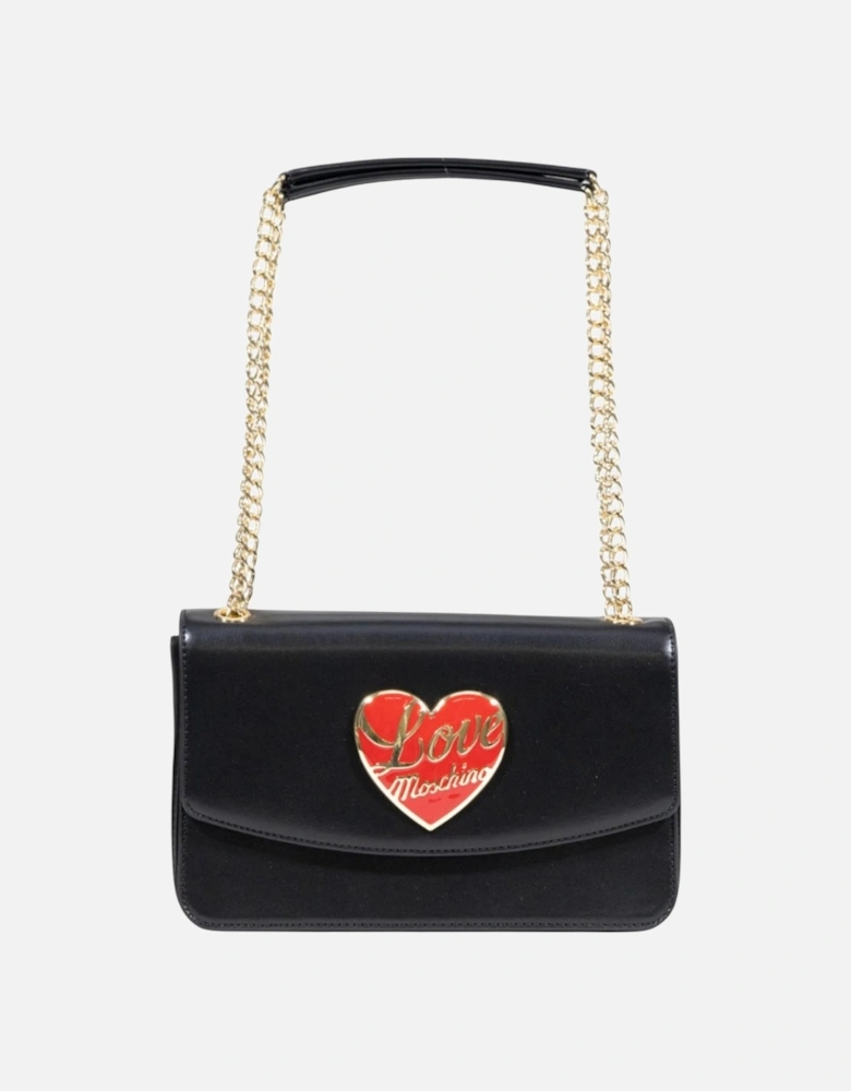 Handbag with Automatic Button Fastening and Inside Pocket Women -