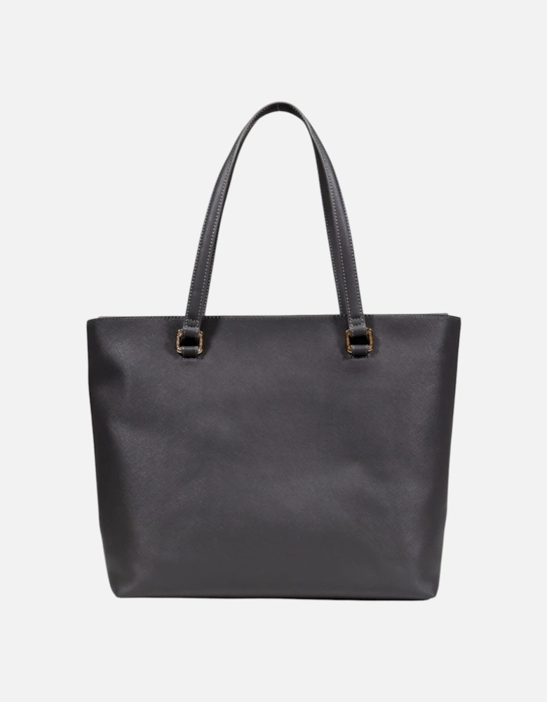 Handbag with Zip and Inside Pocket Women - Black Bags