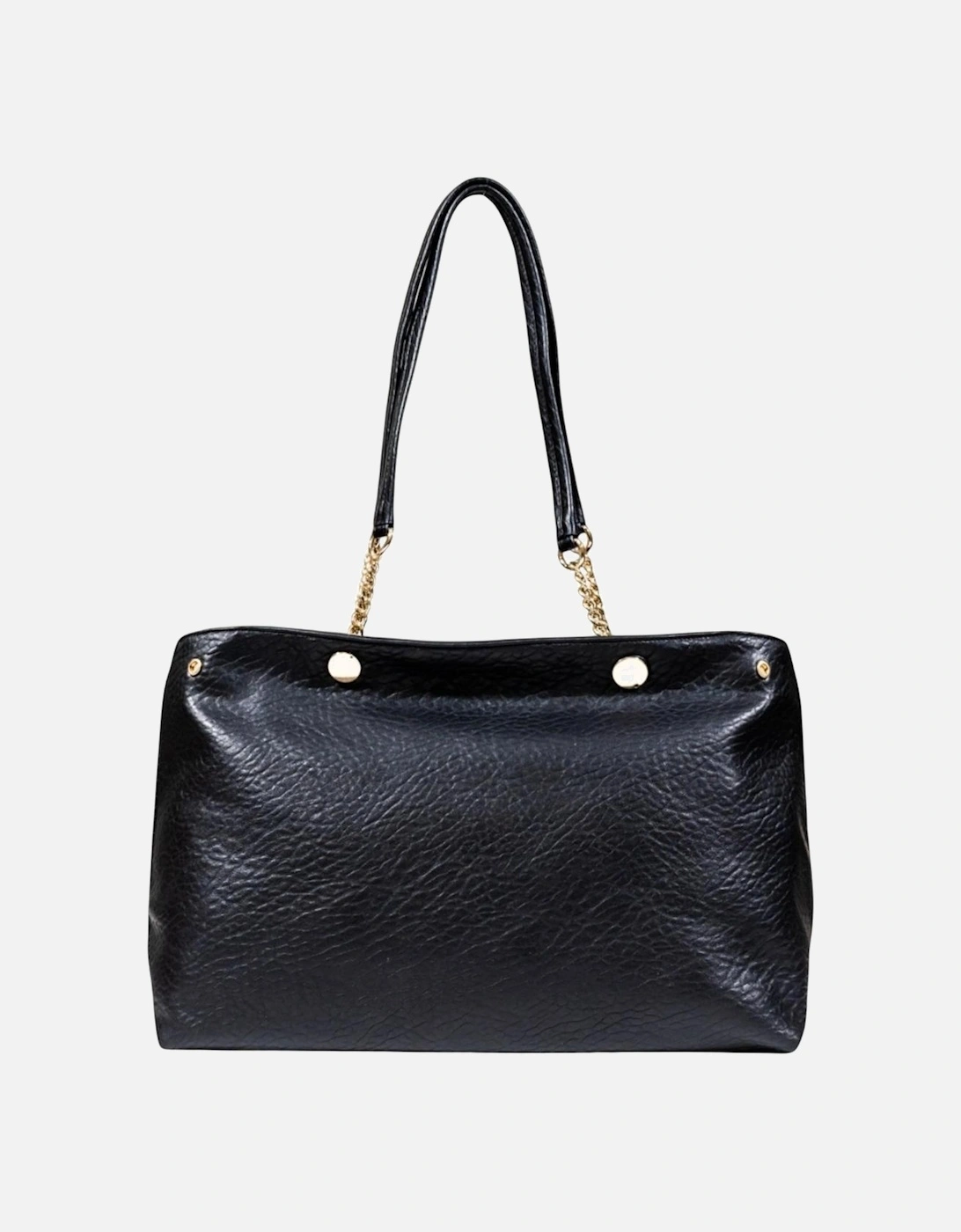 Handbag with Automatic Button Fastening Women - Black Bags