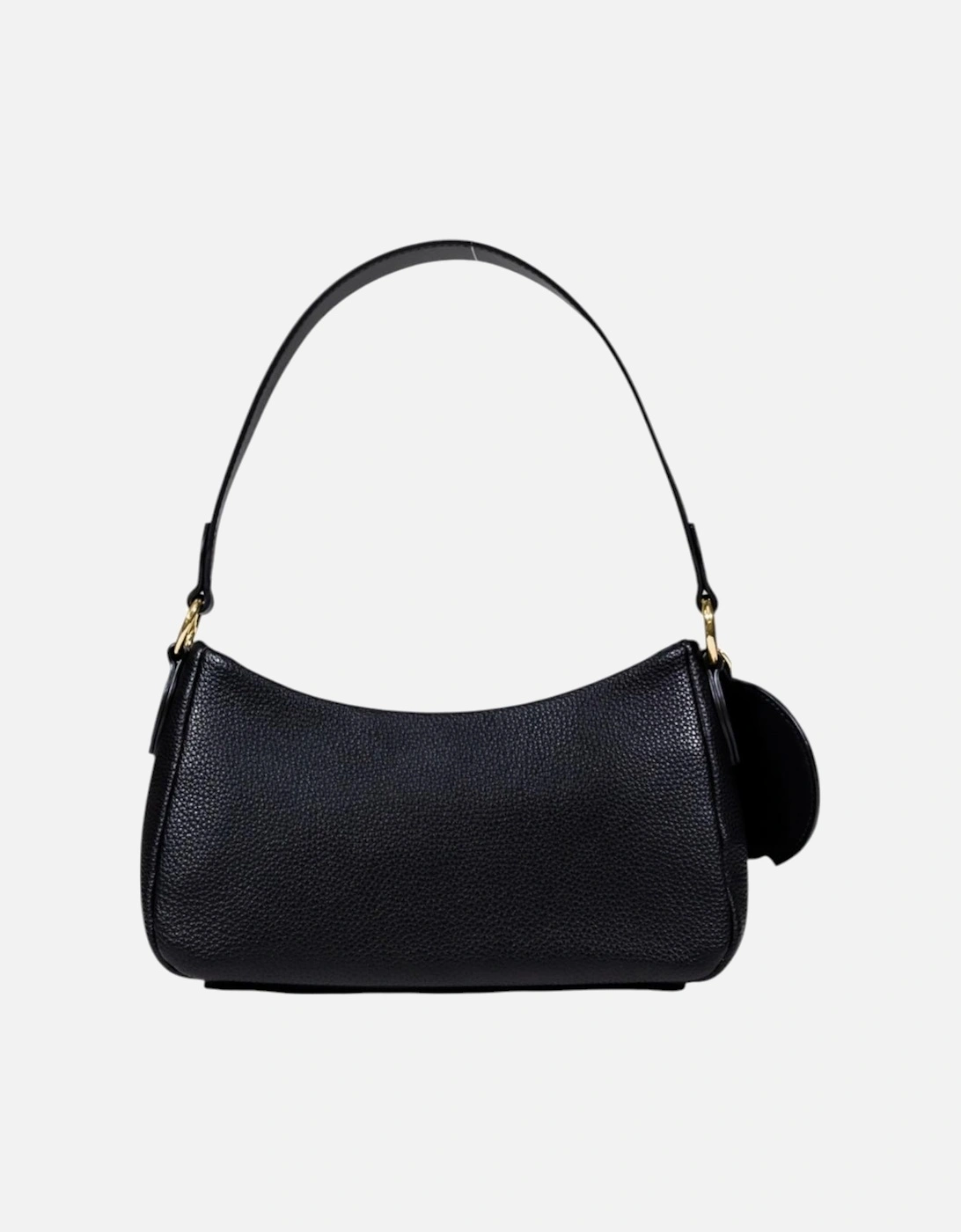 Printed Handbag with Zip and Inside Pocket Women - Black Bags