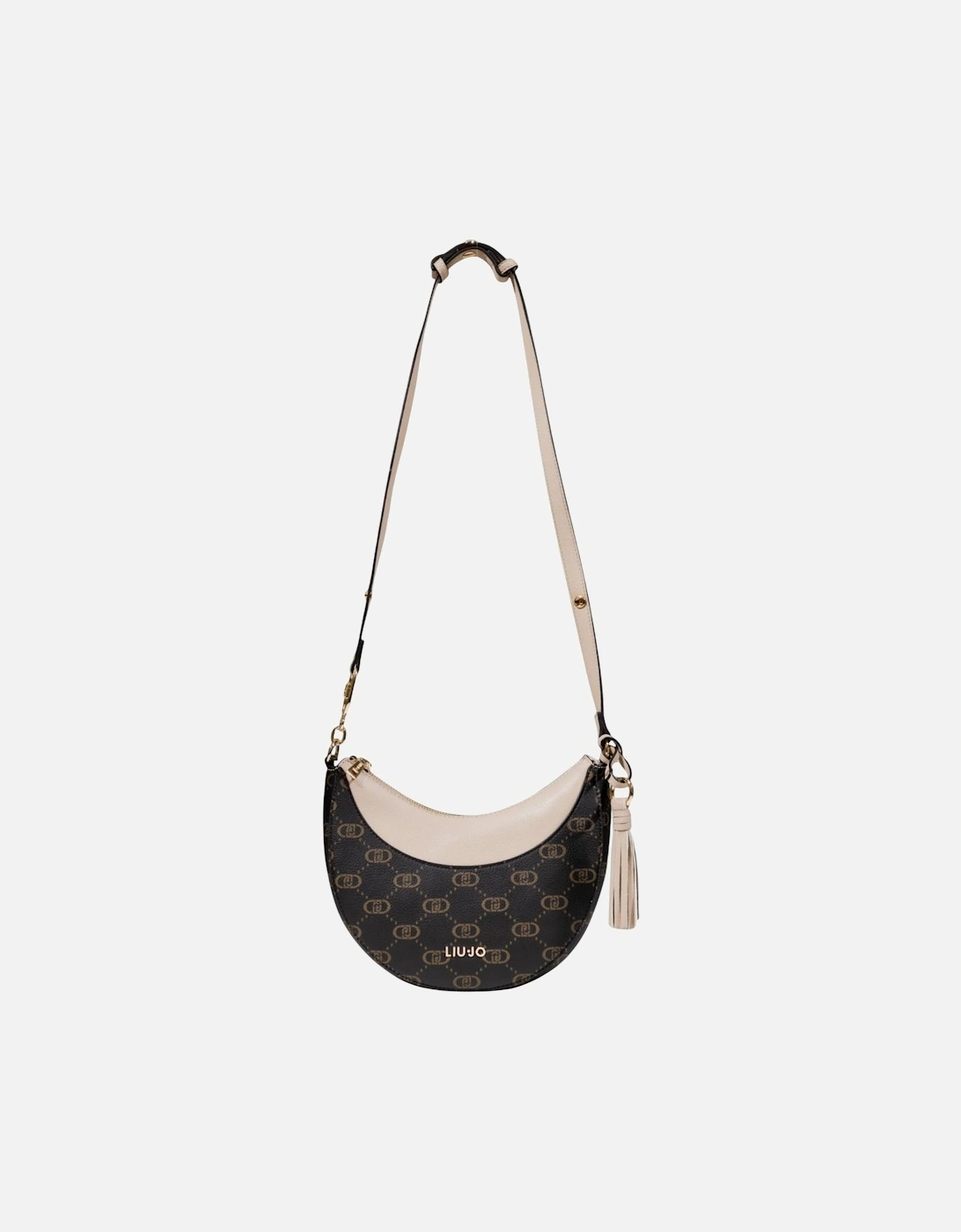 Zip Fastening Shoulder Bag with Inside Pocket Women - Brown, 4 of 3