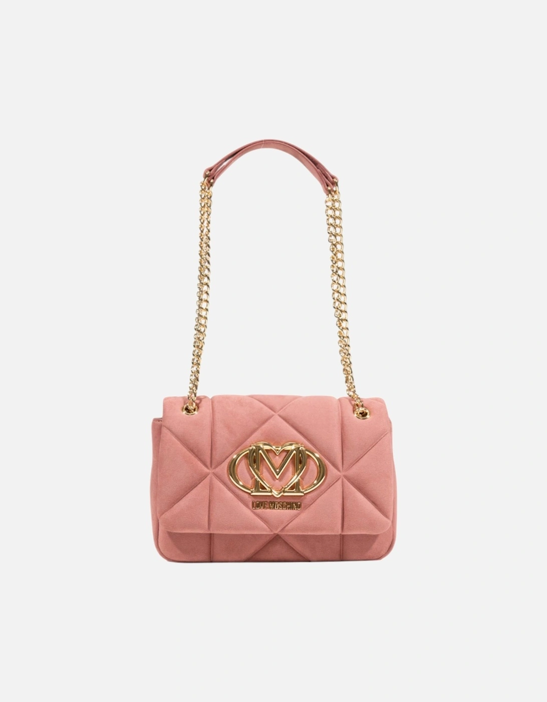 Handbag with Automatic Button Fastening Women - Pink Bags, 4 of 3