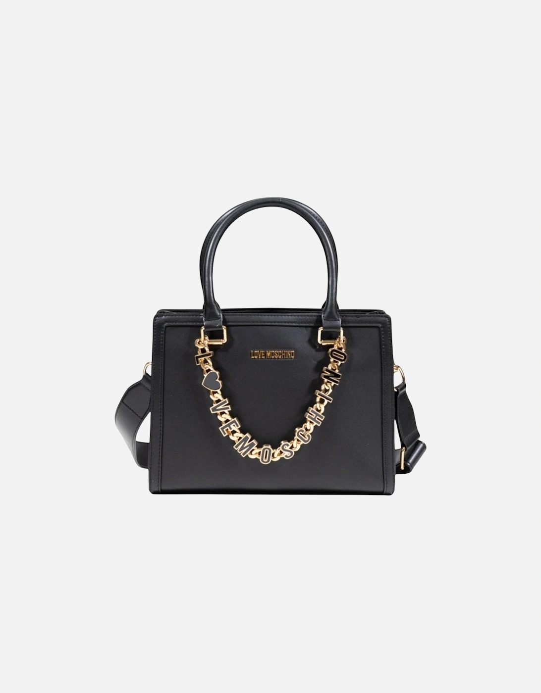 Handbag with Shoulder Strap and Inside Pocket Women - Black Bags, 4 of 3