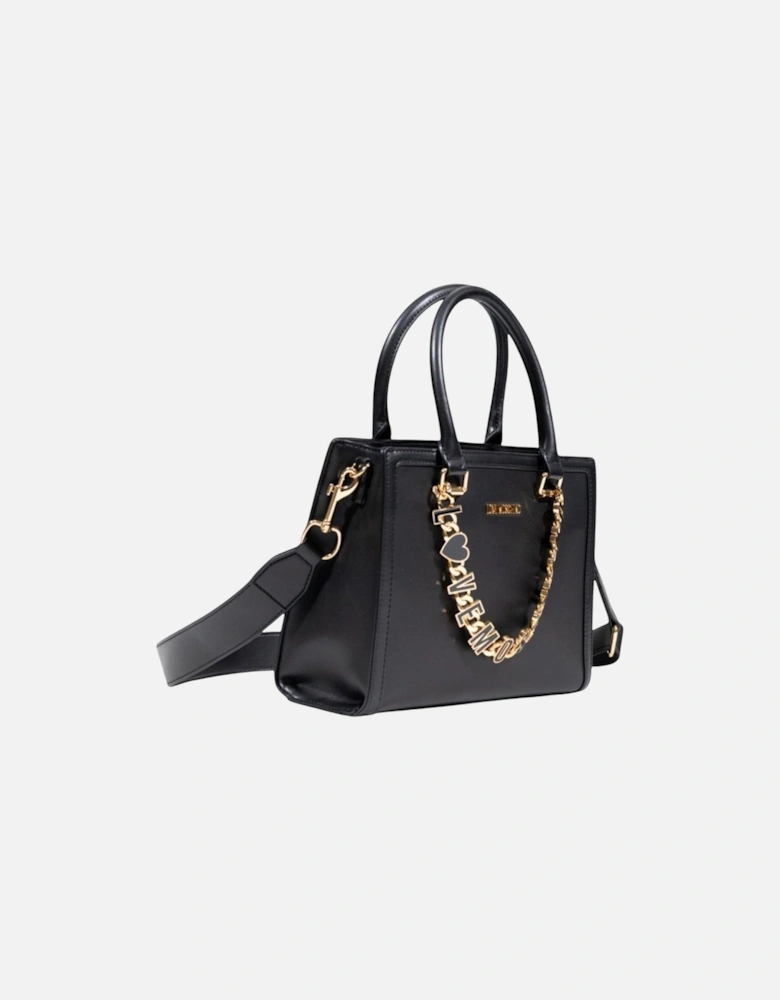 Handbag with Shoulder Strap and Inside Pocket Women - Black Bags