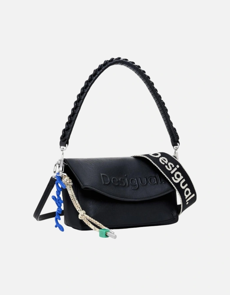 Handbag with Shoulder Strap and Inside Pocket Women - Black Bags