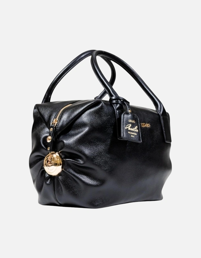 Handbag with Shoulder Strap and Zip Fastening Women - Black Bags