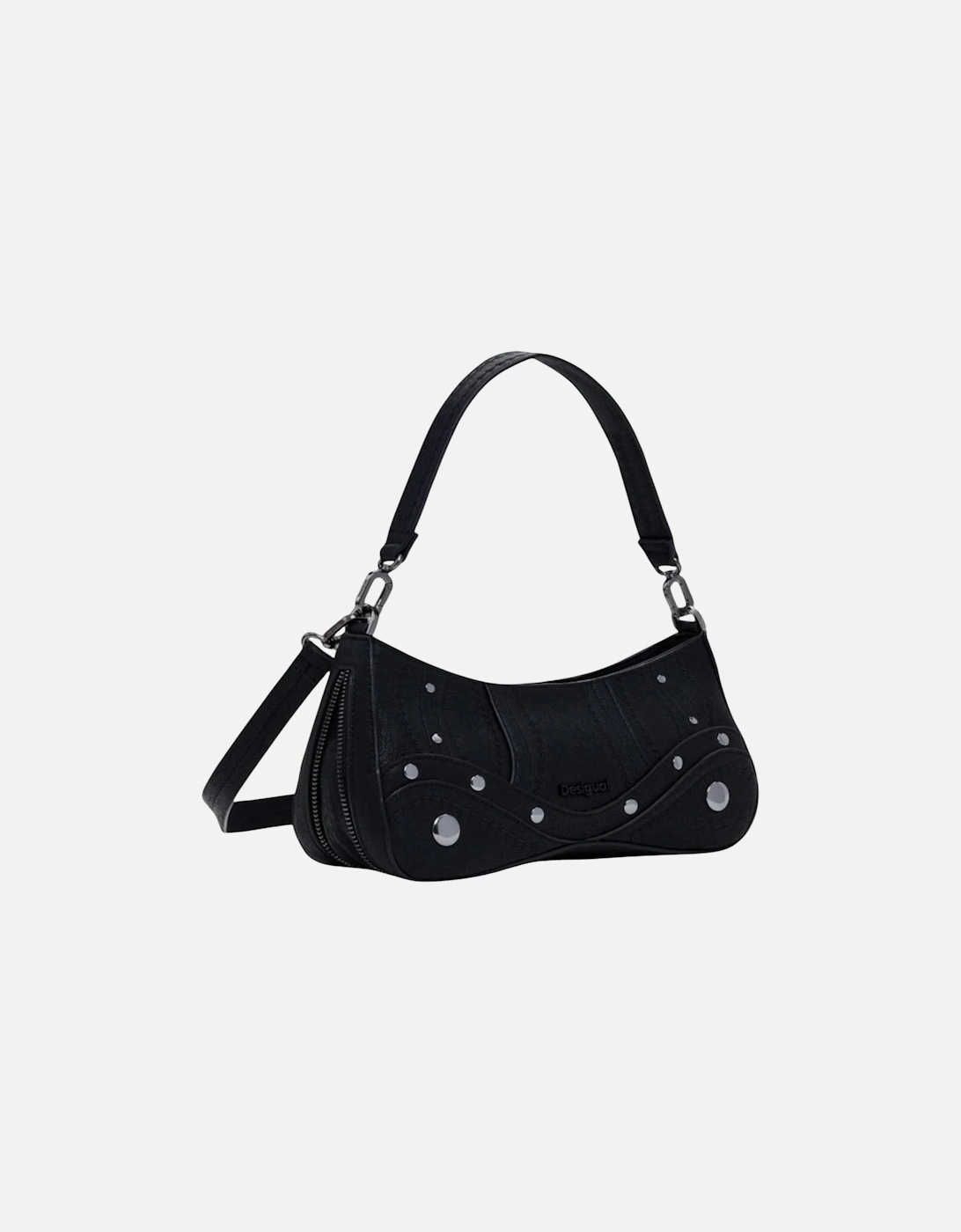 Handbag with Shoulder Strap and Zip Fastening Women - Black Bags