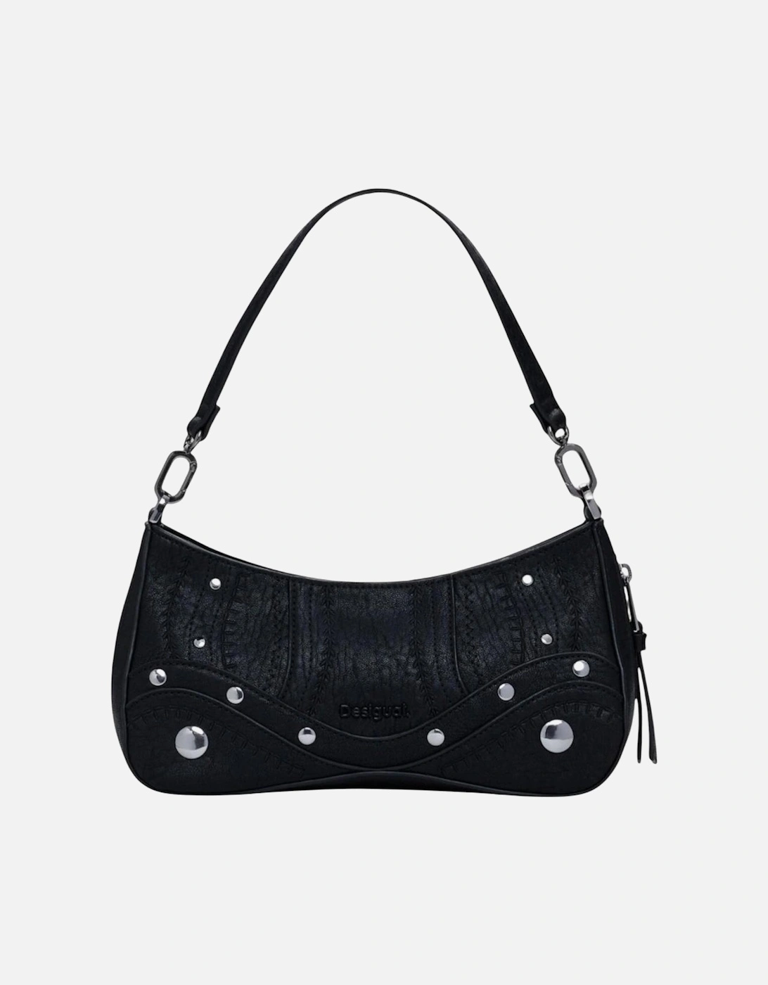 Handbag with Shoulder Strap and Zip Fastening Women - Black Bags, 4 of 3