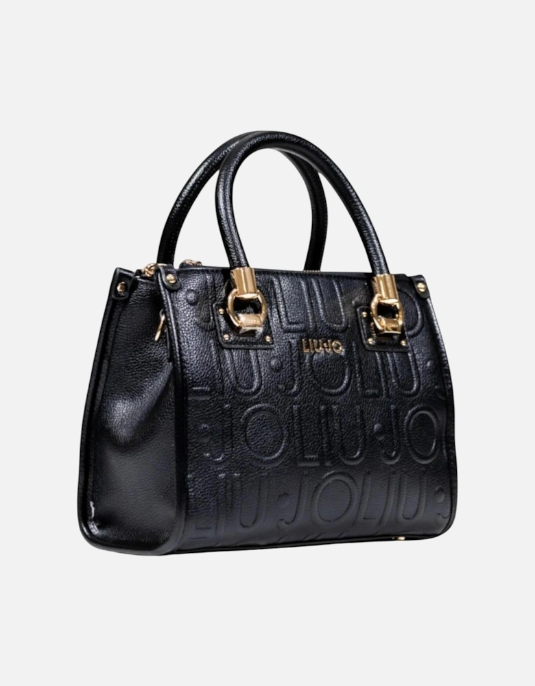 Handbag with Shoulder Strap and Inside Pocket Women - Black Bags