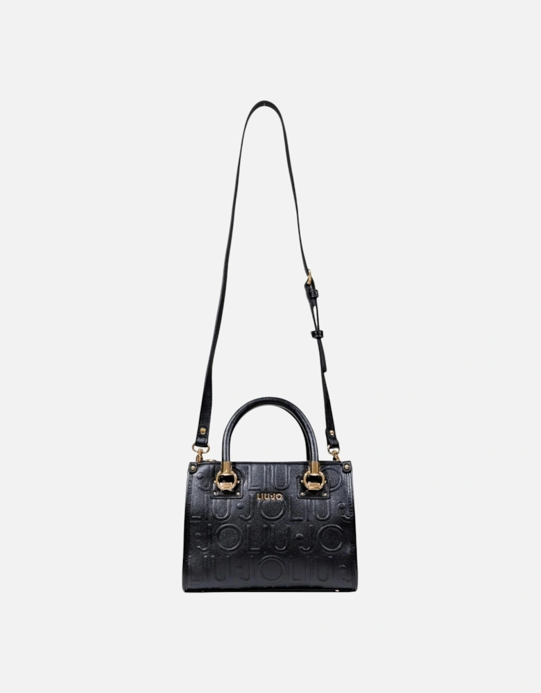 Handbag with Shoulder Strap and Inside Pocket Women - Black Bags