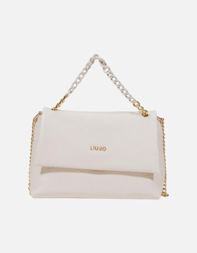 Handbag with Shoulder Strap and Inside Pockets Women - White Bags