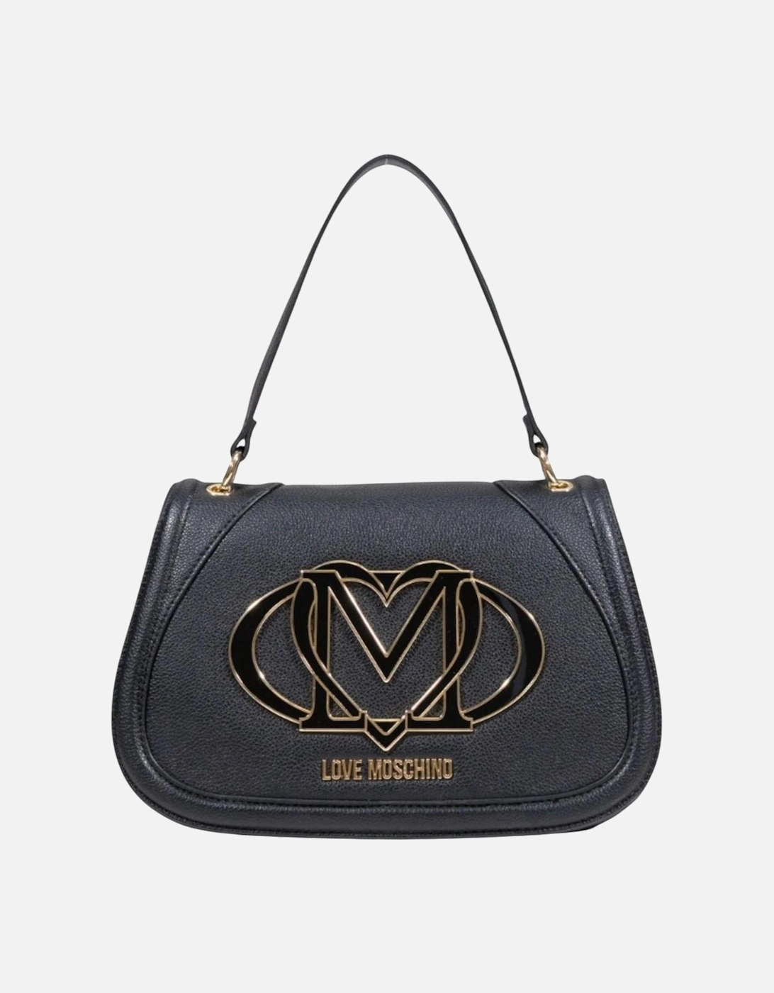 Handbag with Automatic Button Fastening Women - Black Bags, 4 of 3