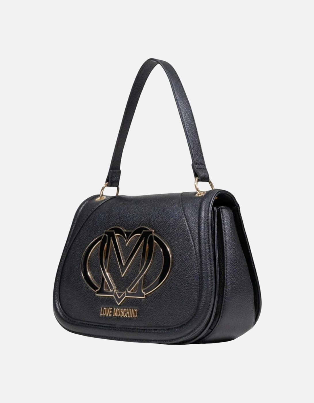Handbag with Automatic Button Fastening Women - Black Bags