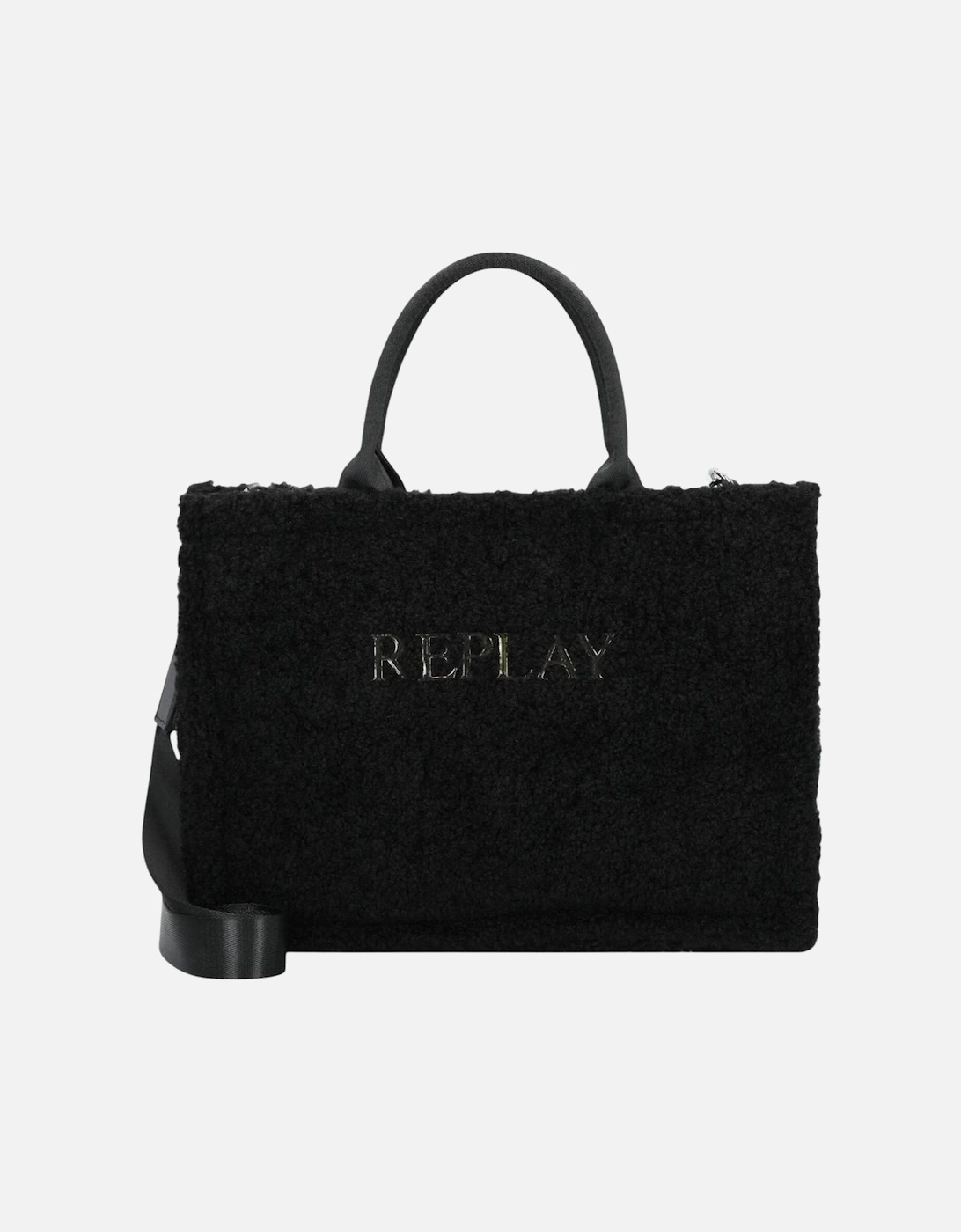 Handbag with Shoulder Strap and Inside Pocket Women - Black Bags, 4 of 3