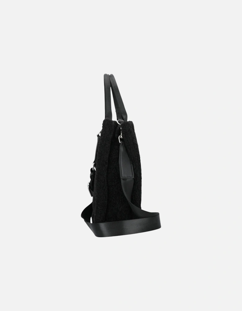 Handbag with Shoulder Strap and Inside Pocket Women - Black Bags