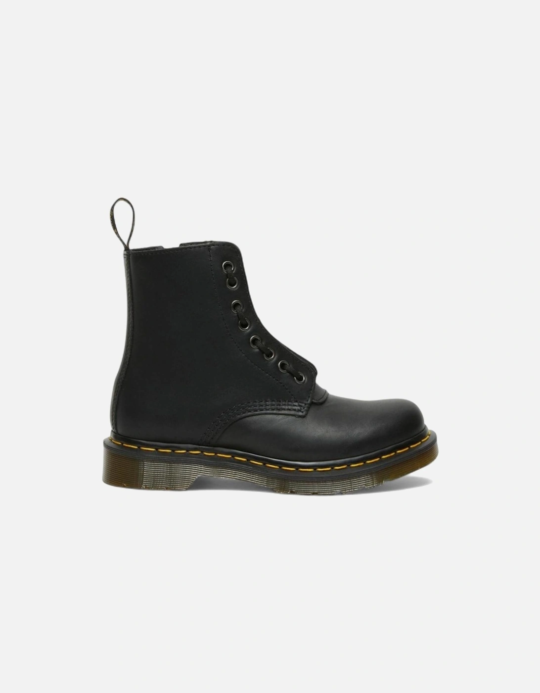 Lace-Up Leather Ankle Boots Women - Black, 4 of 3