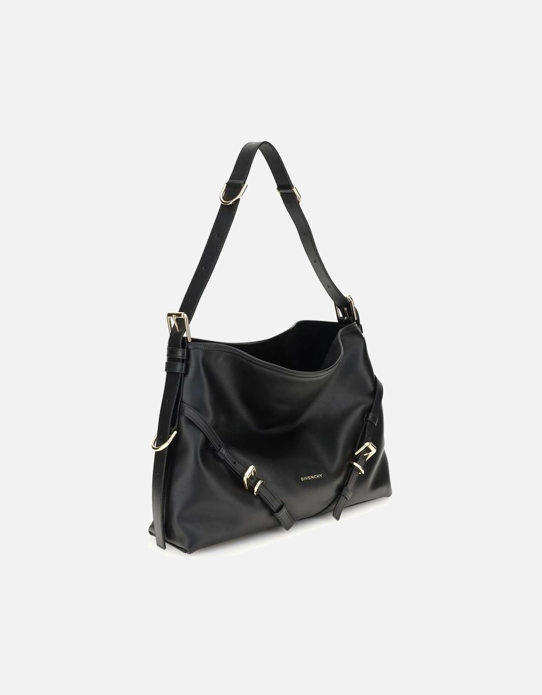 Leather Hobo Bag Women - Black Shoulder Bags