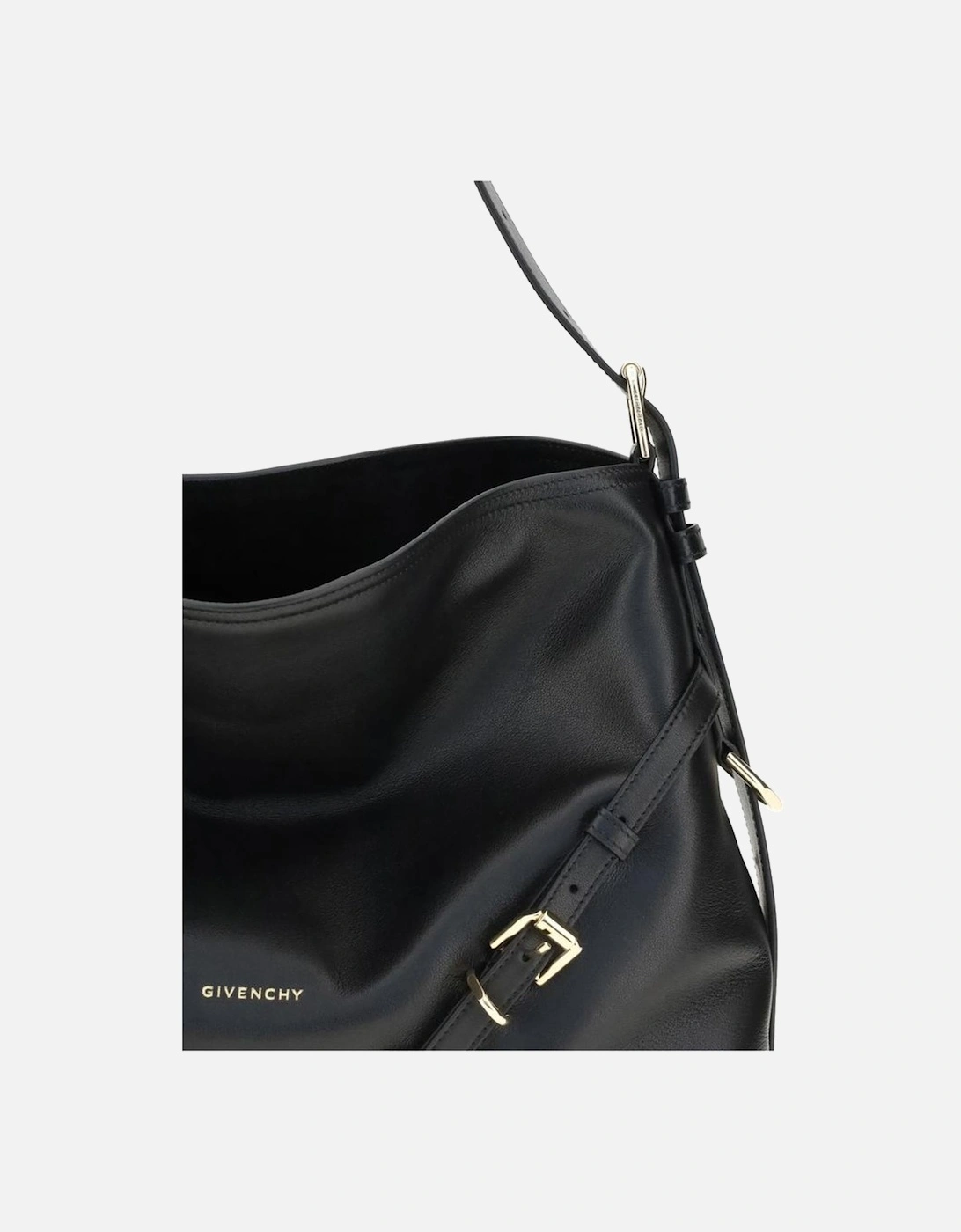 Leather Hobo Bag Women - Black Shoulder Bags