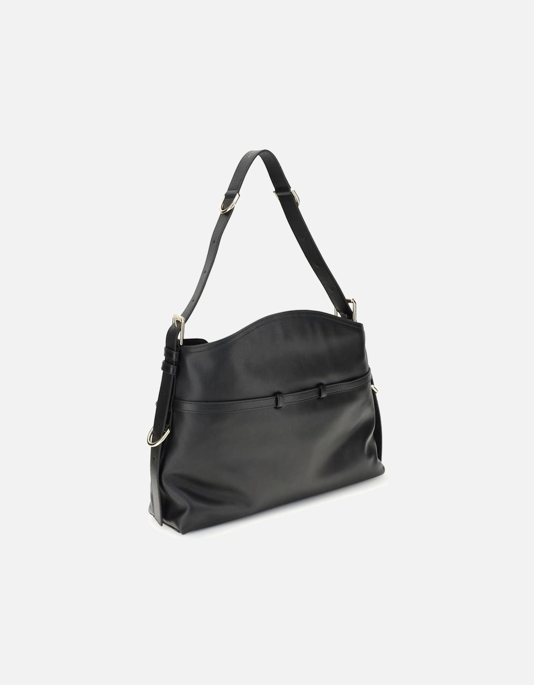 Leather Hobo Bag Women - Black Shoulder Bags