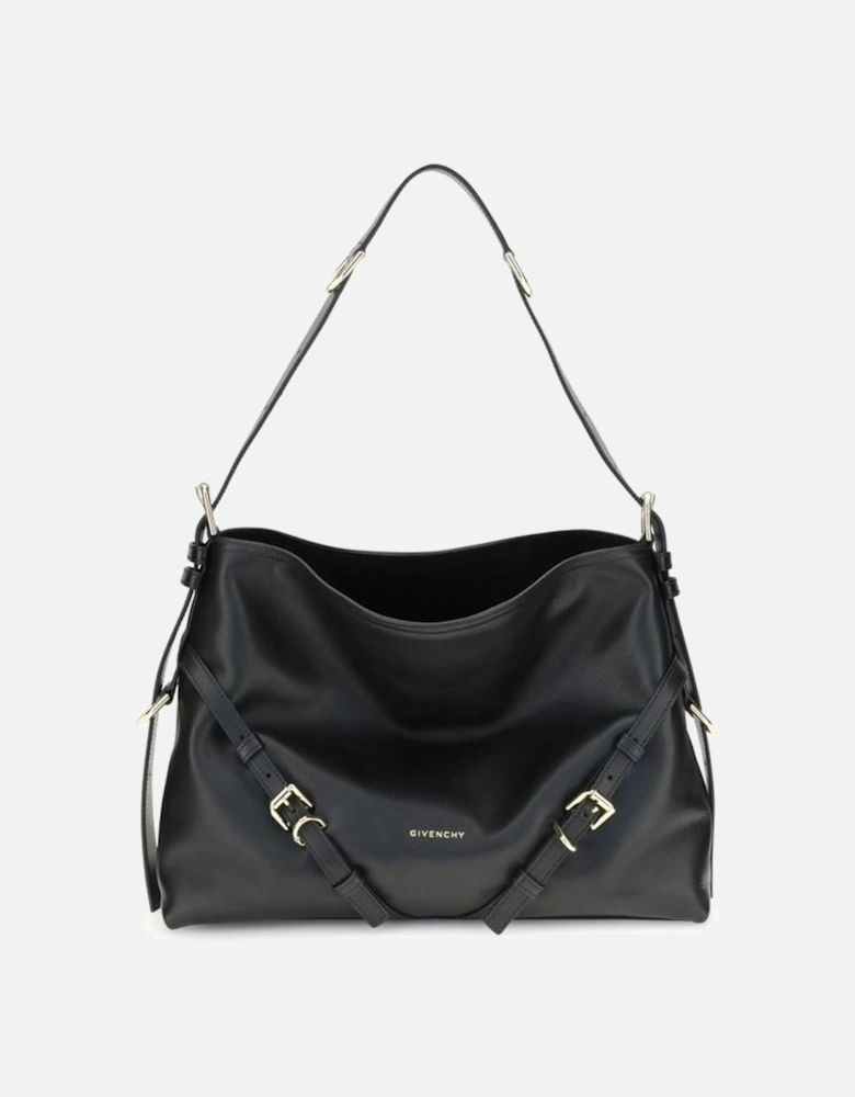 Leather Hobo Bag Women - Black Shoulder Bags