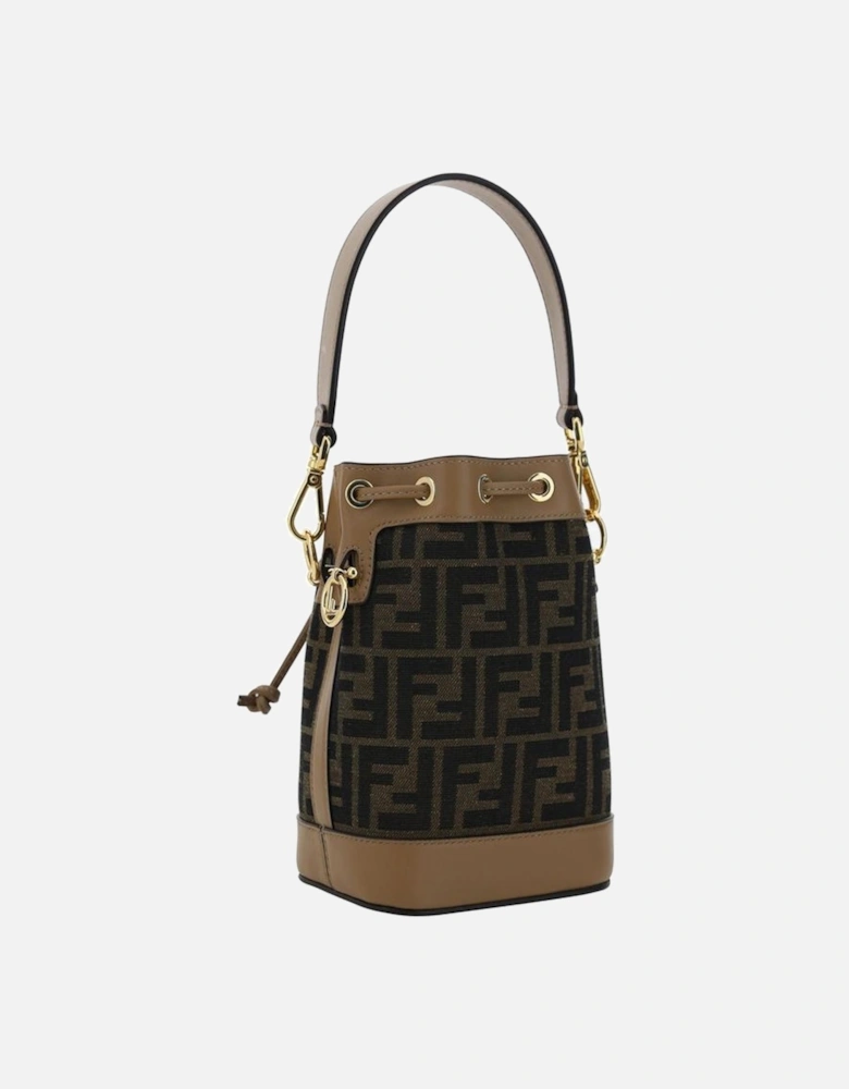 Mon Tresor Mini Raffia Bucket Bag Women - Brown Miscellaneous