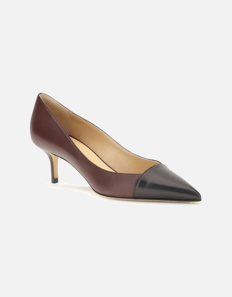 Leather Ankle Boots with Stiletto Heel Women - Multicolor Pumps