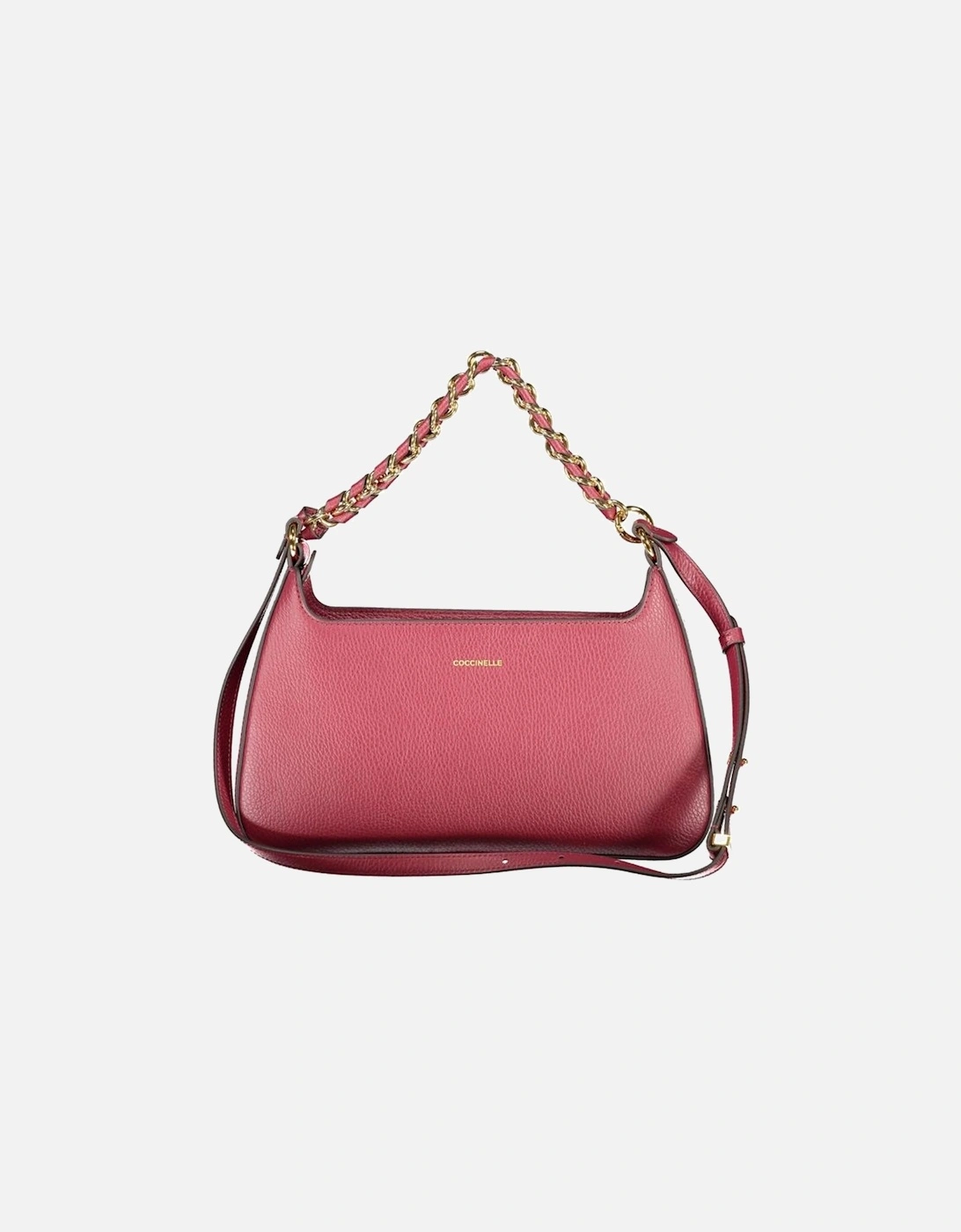 Leather Biker Jacket with Zipper Details Women - Purple Handbags