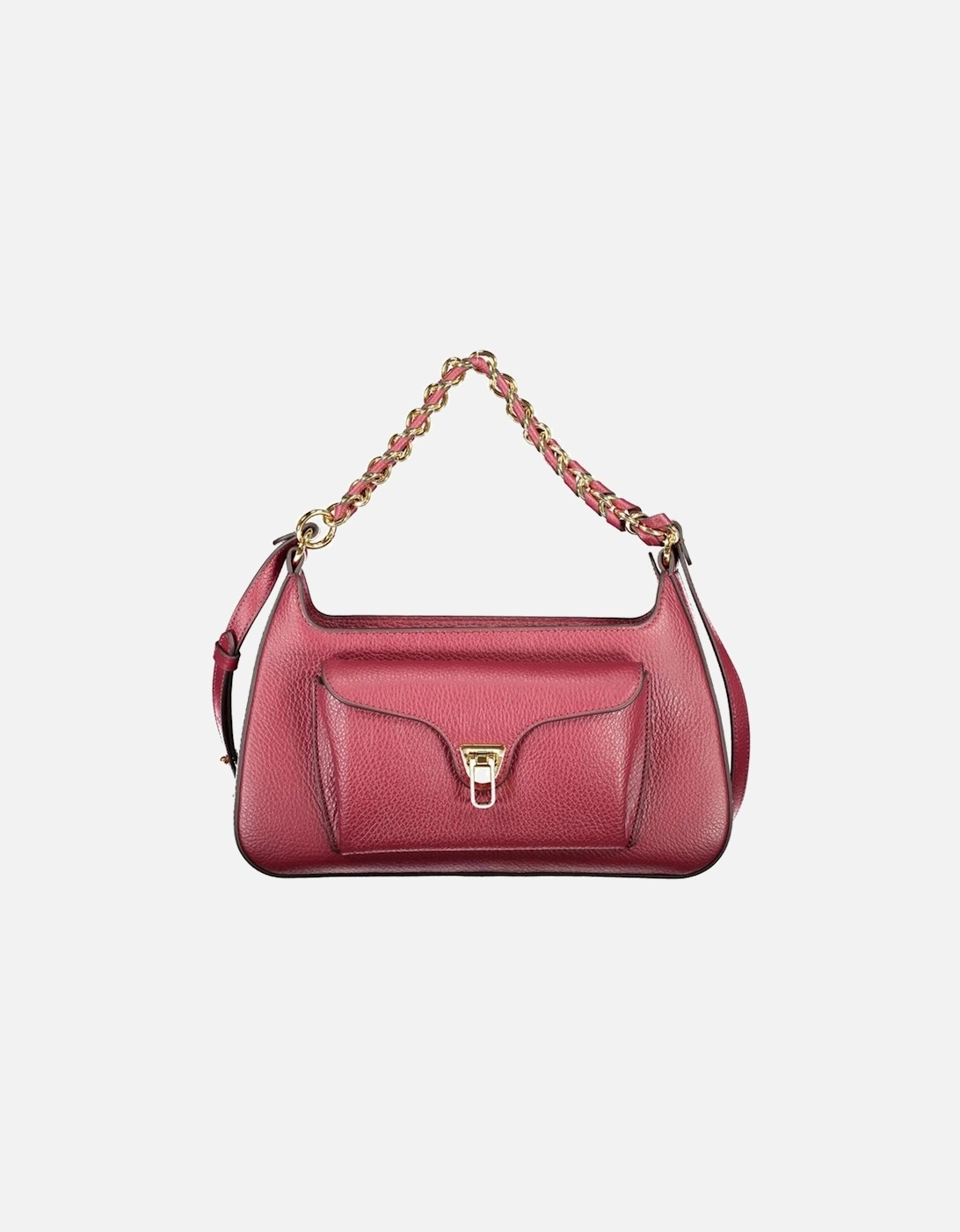 Leather Biker Jacket with Zipper Details Women - Purple Handbags, 4 of 3