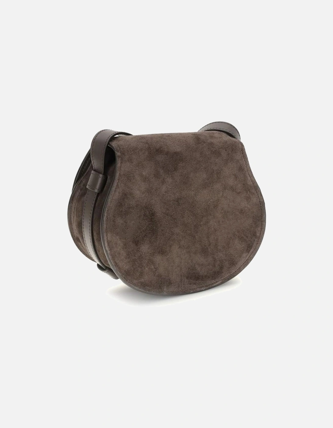 Suede Leather Shoulder Bag Women - Brown