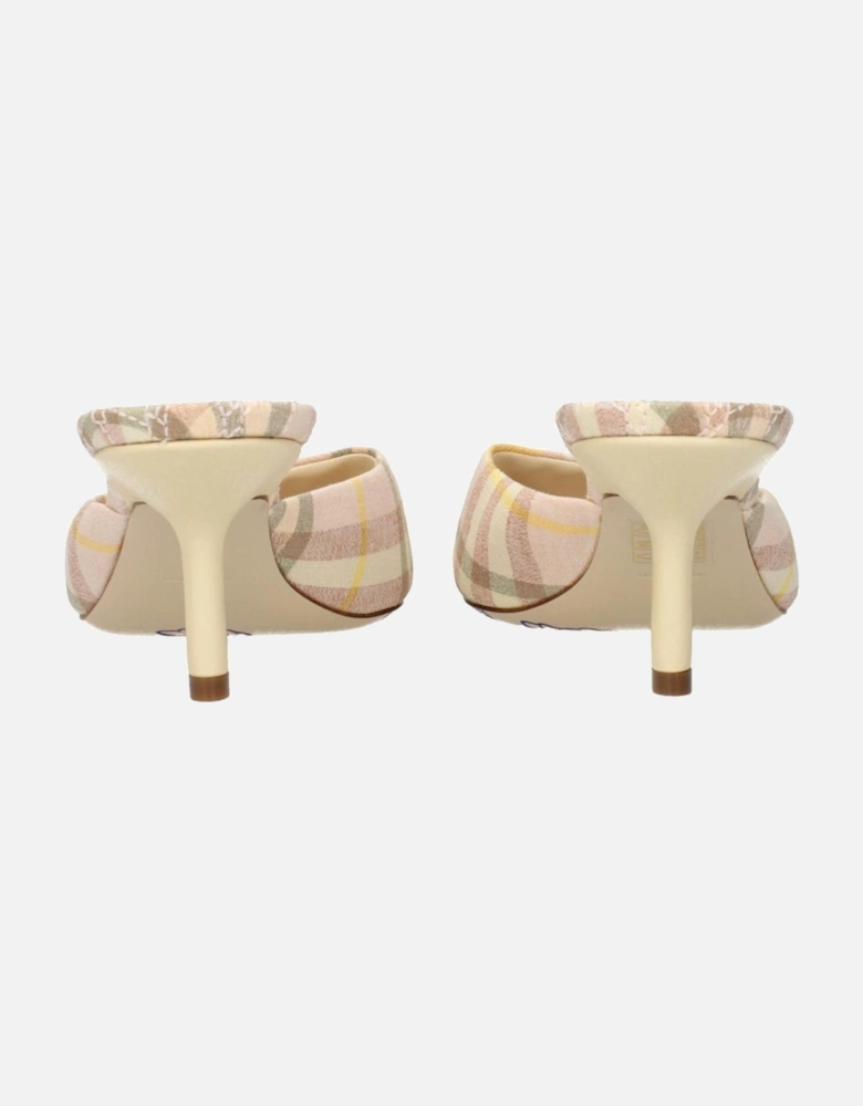 Leather Ankle Boots with Buckle Detail Women - Pink Sandals