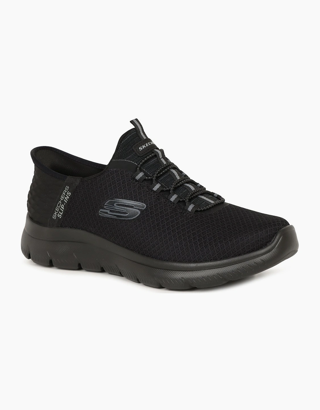 Skechers Men's Black Slip In Summits Wide Trainers - Size: 7