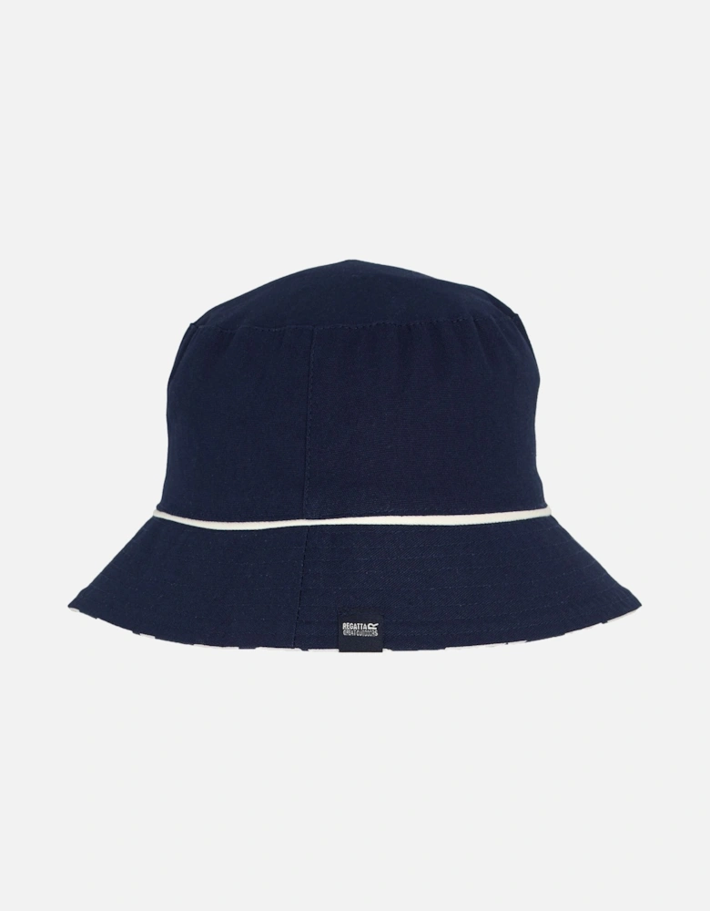Womens/Ladies Abstract Floral Reversible Bucket Hat