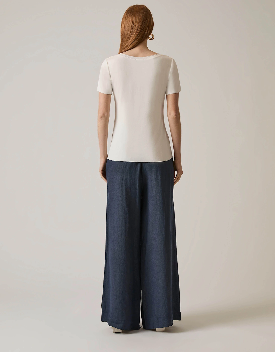 Short Sleeve White Top